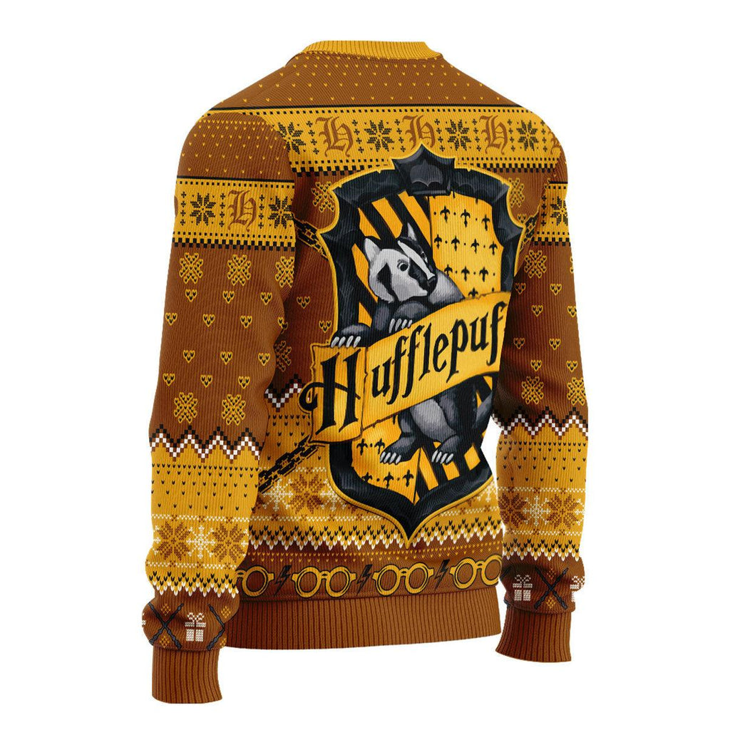 Gearhomie Ho Ho Hufflepuff Christmas Sweater - Gearhomie.com