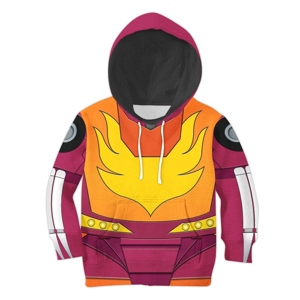 Gearhomie Hot Rodimus Kid Costume Cosplay Hoodie Sweatshirt T-Shirt - Gearhomie.com