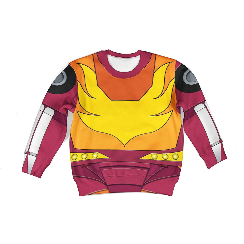 Gearhomie Hot Rodimus Kid Costume Cosplay Hoodie Sweatshirt T-Shirt - Gearhomie.com