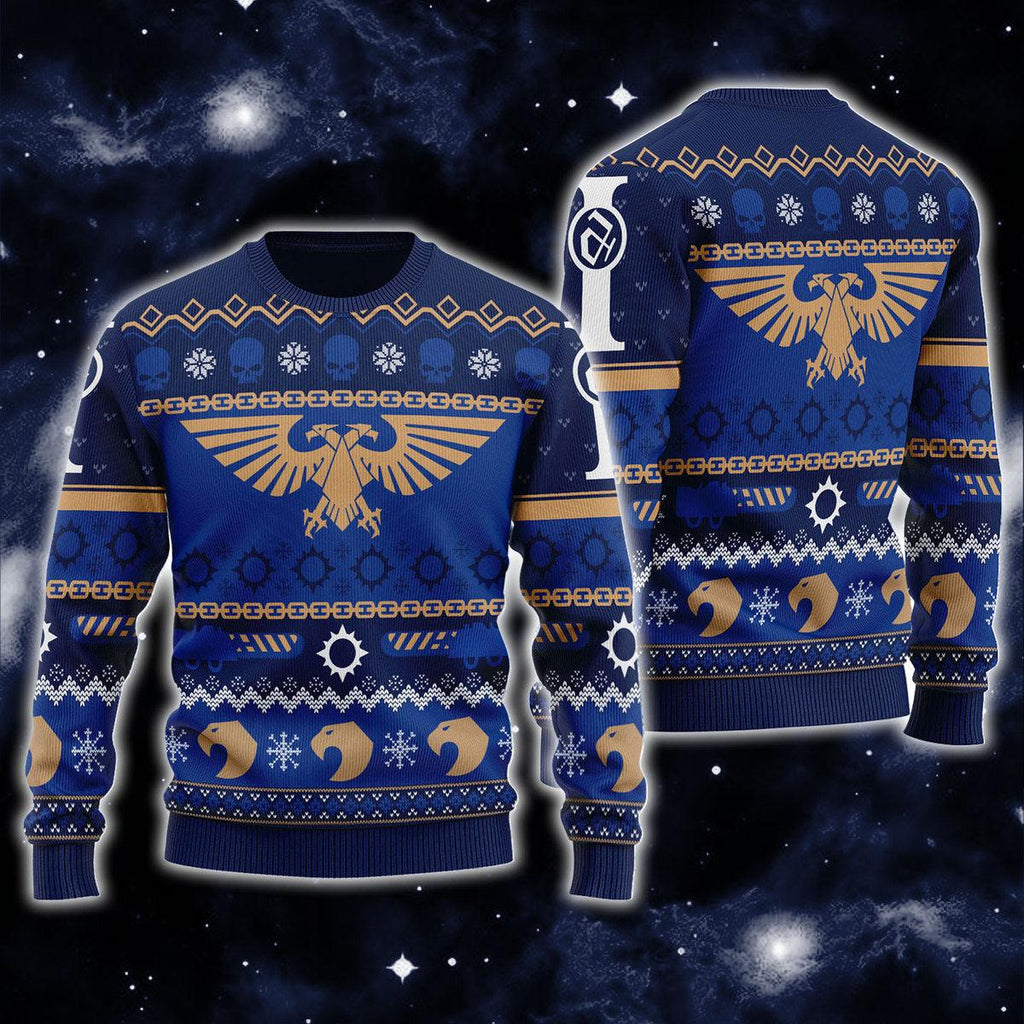 Gearhomie Icy Imperium Knitted Iconic Ugly Christmas Sweater - Gearhomie.com