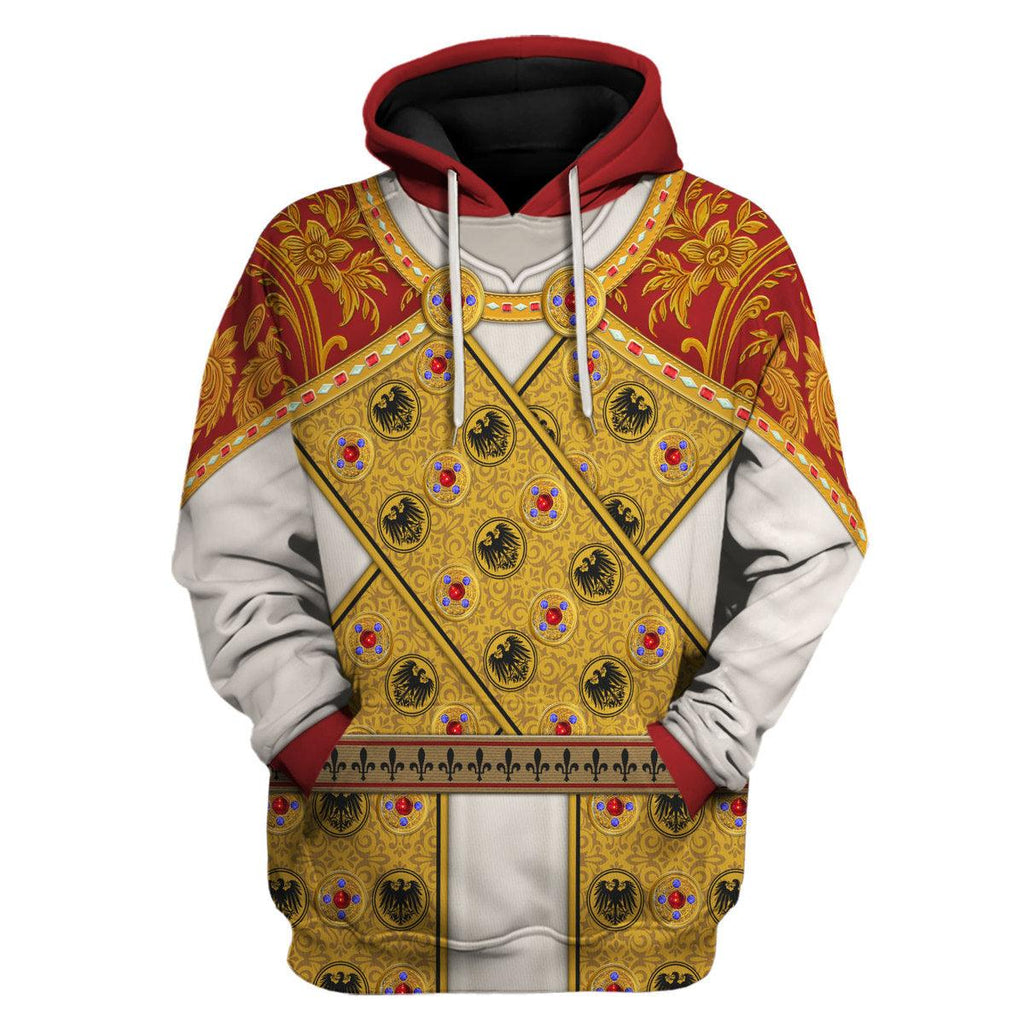 Gearhomie Imperial Dress of Holy Roman Emperor Costume Hoodie Sweatshirt T-Shirt Tracksuit - Gearhomie.com