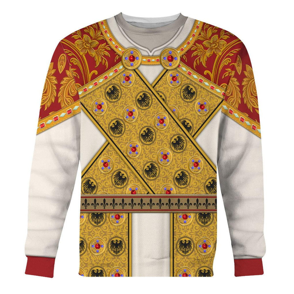 Gearhomie Imperial Dress of Holy Roman Emperor Costume Hoodie Sweatshirt T-Shirt Tracksuit - Gearhomie.com