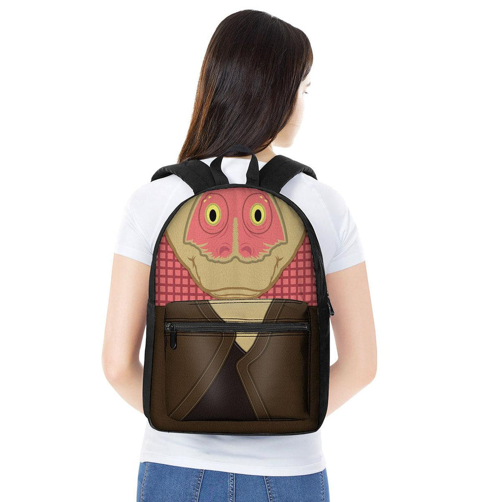 Gearhomie Jar Jar Binks Custom Backpack - DucG