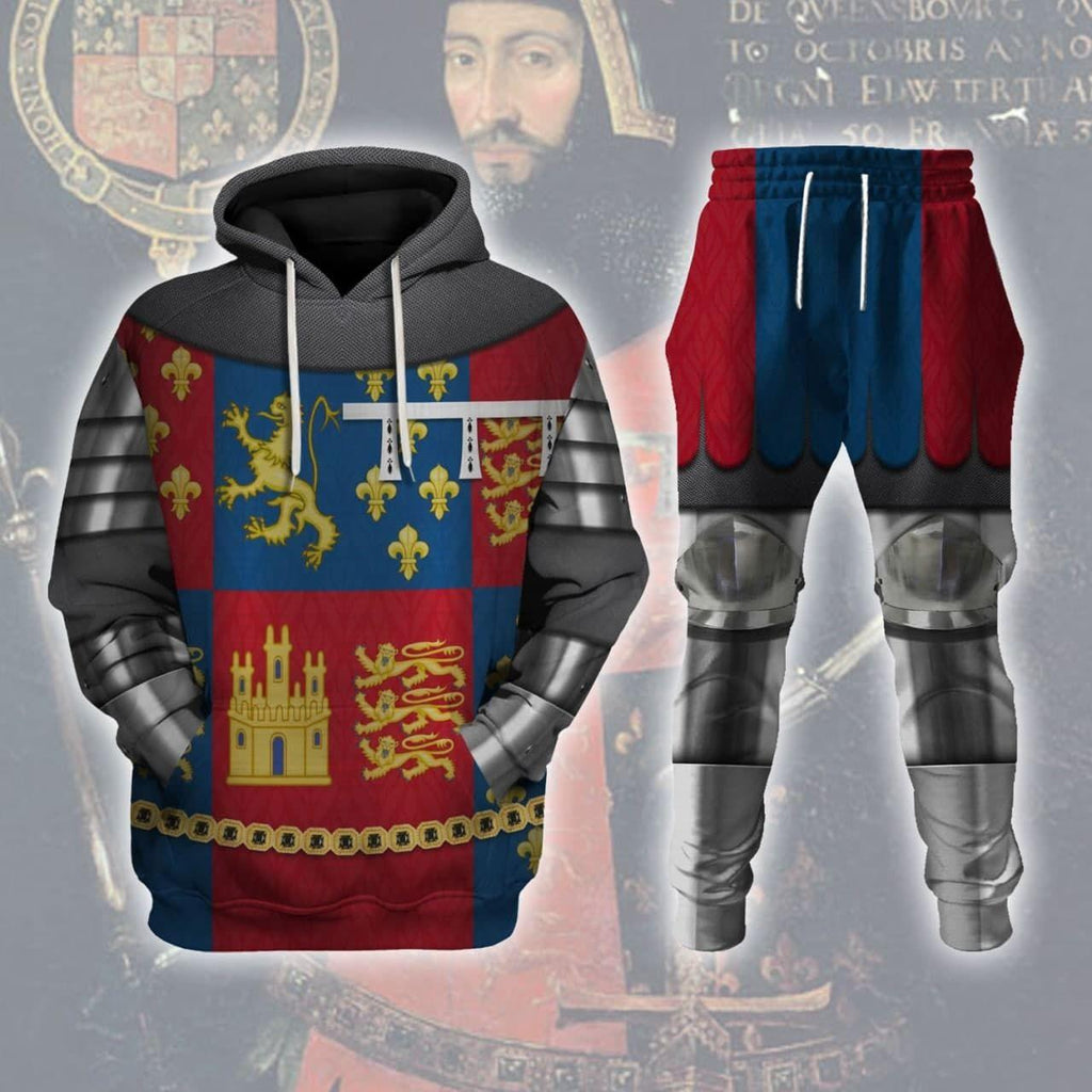 Gearhomie John of Gaunt, Duke of Lancaster Costume Hoodie Sweatshirt T-Shirt Tracksuit - Gearhomie.com