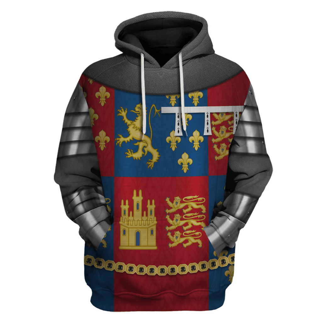 Gearhomie John of Gaunt, Duke of Lancaster Costume Hoodie Sweatshirt T-Shirt Tracksuit - Gearhomie.com