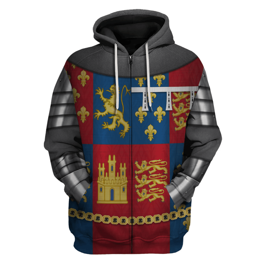 Gearhomie John of Gaunt, Duke of Lancaster Costume Hoodie Sweatshirt T-Shirt Tracksuit - Gearhomie.com