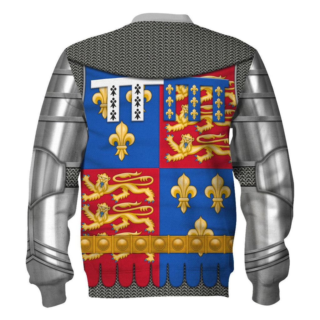 Gearhomie John of Lancaster, 1st Duke of Bedford Amour Knights Costume Hoodie Sweatshirt T-Shirt Tracksuit - Gearhomie.com