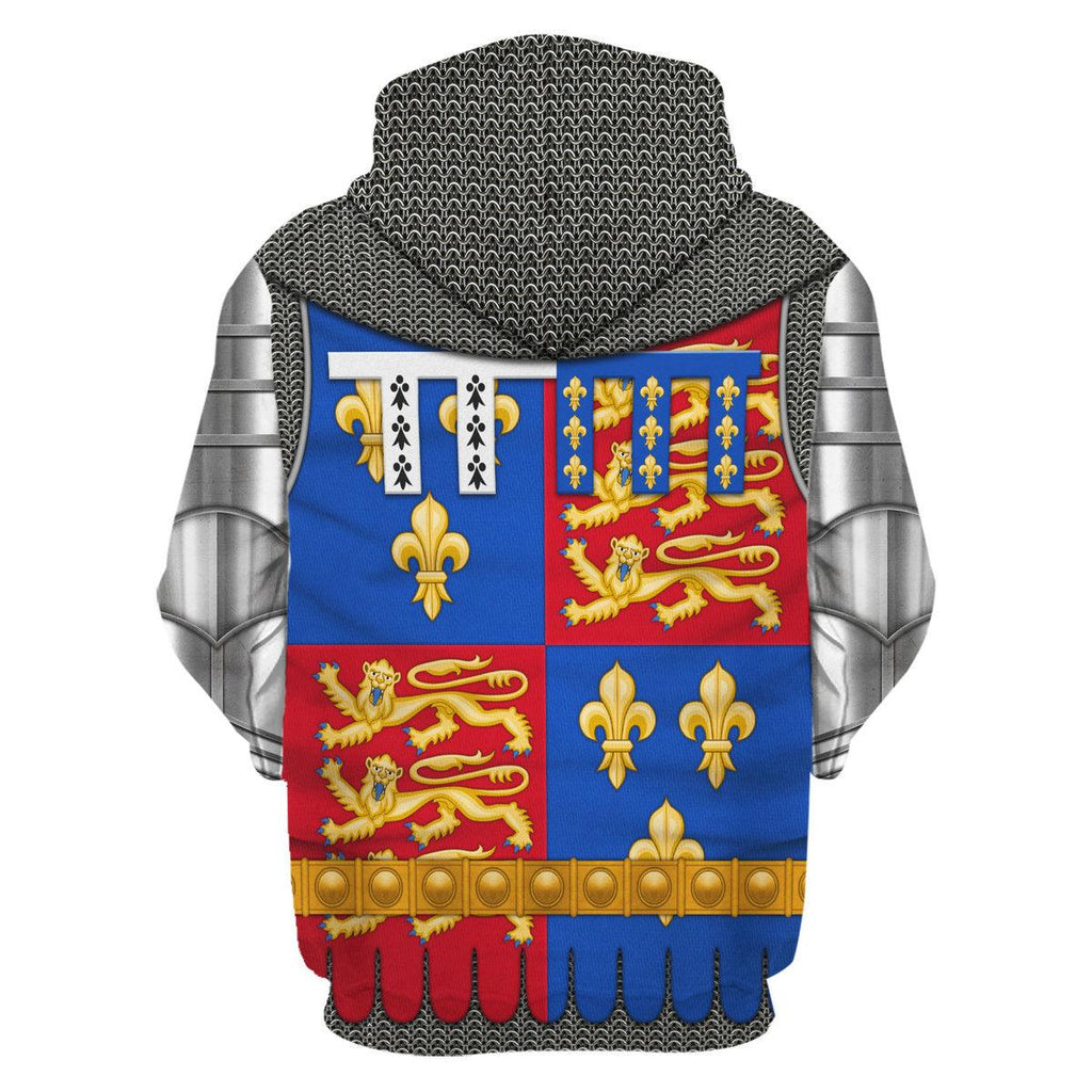 Gearhomie John of Lancaster, 1st Duke of Bedford Amour Knights Costume Hoodie Sweatshirt T-Shirt Tracksuit - Gearhomie.com