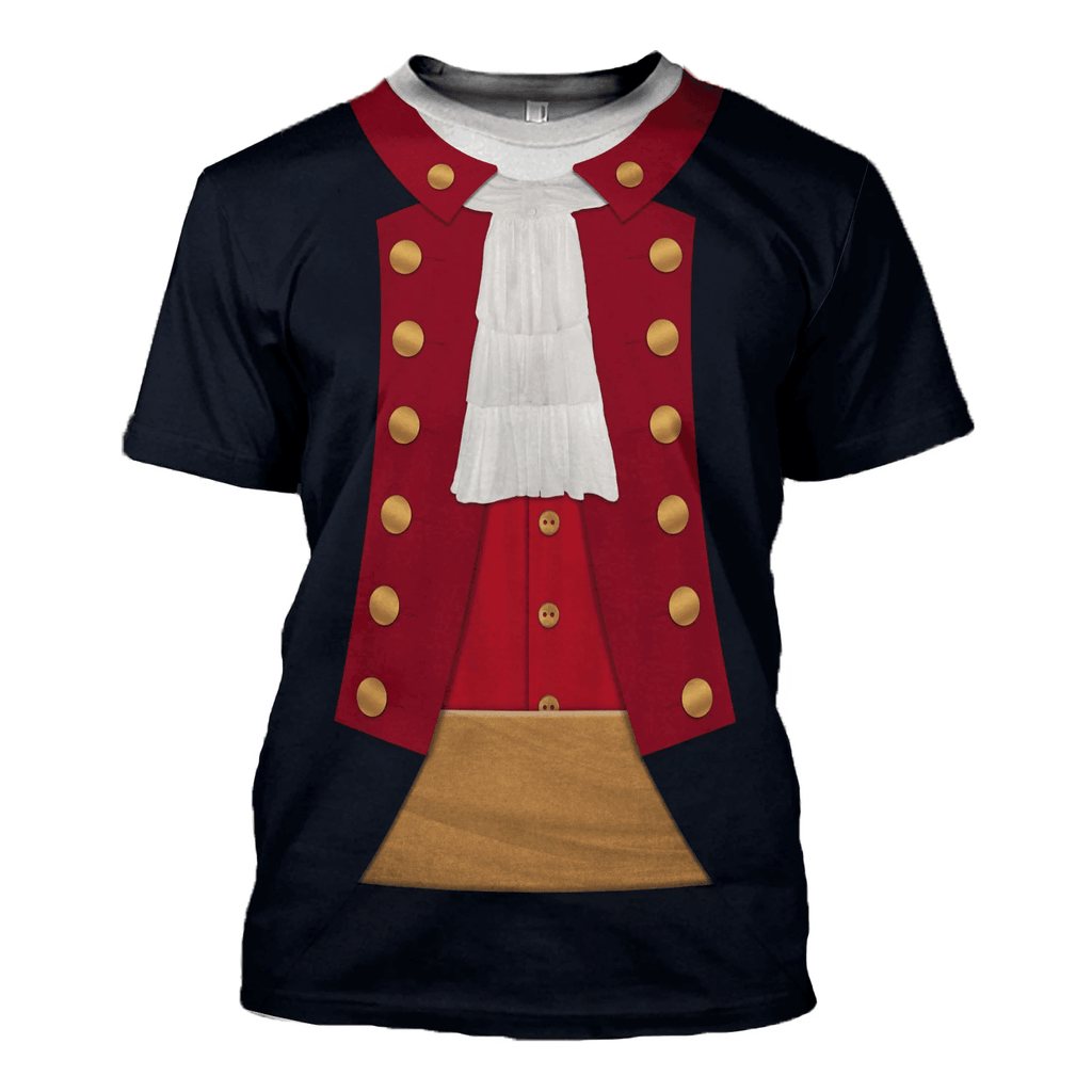 Gearhomie John Paul Jones Revolutionary War Costume Hoodie Sweatshirt T-Shirt Tracksuit - Gearhomie.com