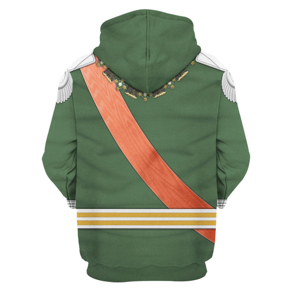 Gearhomie Kaiser Wilhelm II Uniform Dreifarbendruck Costume Hoodie Sweatshirt T-Shirt Tracksuit - Gearhomie.com