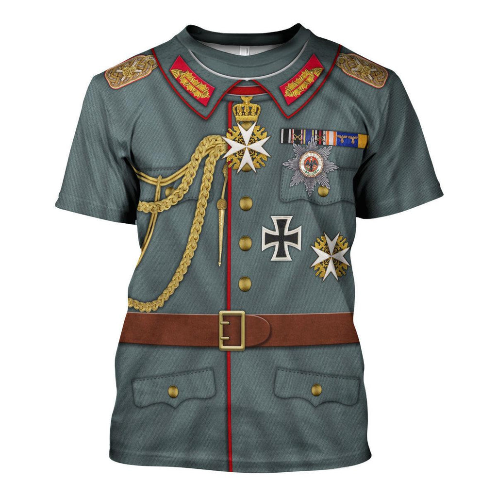 Gearhomie Kaiser Wilhelm II Uniform German Emperor Costume Hoodie Sweatshirt T-Shirt Tracksuit - Gearhomie.com