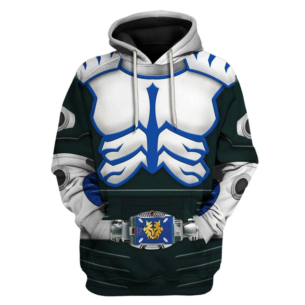 Gearhomie Kamen Rider Axe Cosplay Costumes Hoodie T-shirt Sweatpants Cosplay - DucG