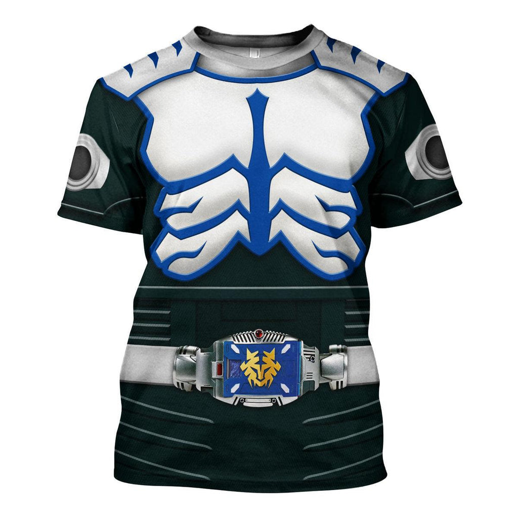 Gearhomie Kamen Rider Axe Cosplay Costumes Hoodie T-shirt Sweatpants Cosplay - DucG