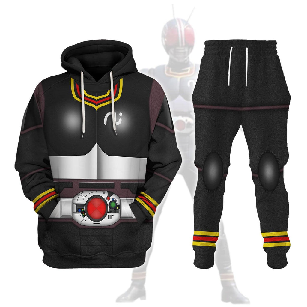 Gearhomie Kamen Rider Black Cosplay Costumes Hoodies Sweatshirt T-shirt Tracksuit - Gearhomie.com