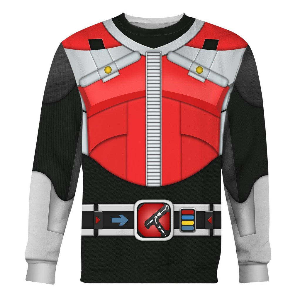 Gearhomie Kamen Rider Den-O Cosplay Costumes Hoodies Sweatshirt T-shirt Tracksuit - Gearhomie.com