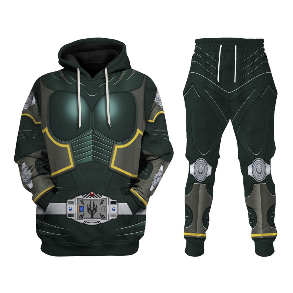 Gearhomie Kamen Rider Onyx Cosplay Costumes Hoodie T-shirt Sweatpants Tracksuits - DucG