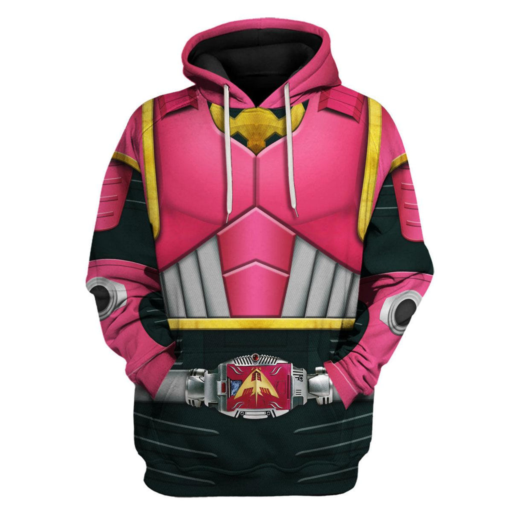 Gearhomie Kamen Rider Sting Cosplay Costumes Hoodie T-shirt Sweatpants - DucG