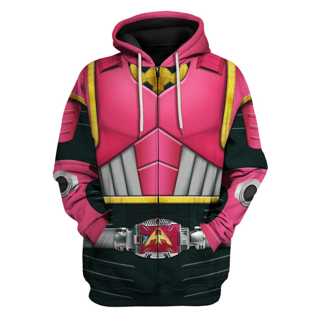 Gearhomie Kamen Rider Sting Cosplay Costumes Hoodie T-shirt Sweatpants - DucG