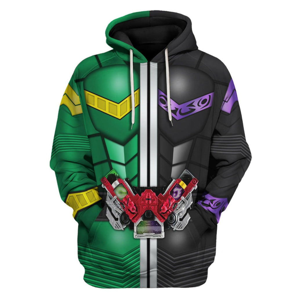Gearhomie Kamen Rider W Cosplay Costumes Hoodies Sweatshirt T-shirt Tracksuit - Gearhomie.com