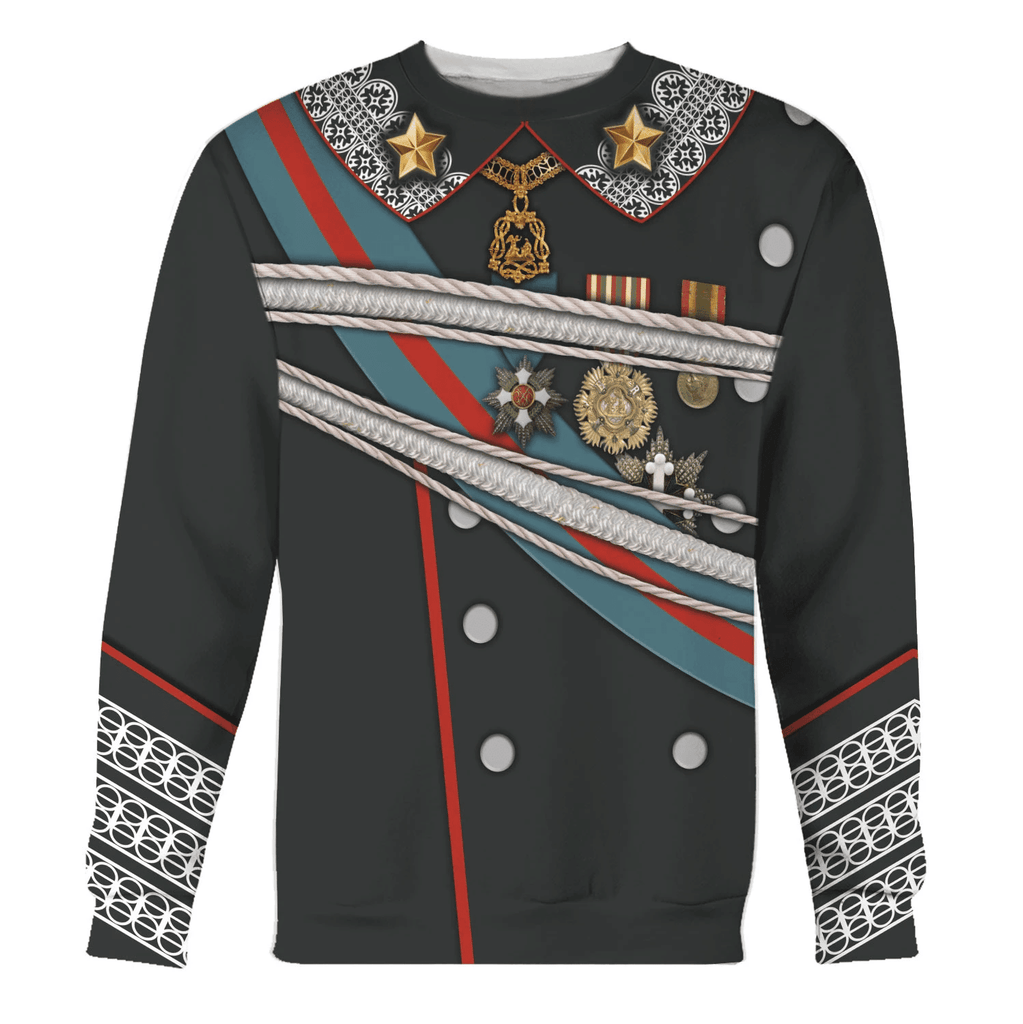 Gearhomie King Umberto I of Italy Costume Hoodie Sweatshirt T-Shirt Tracksuit - Gearhomie.com