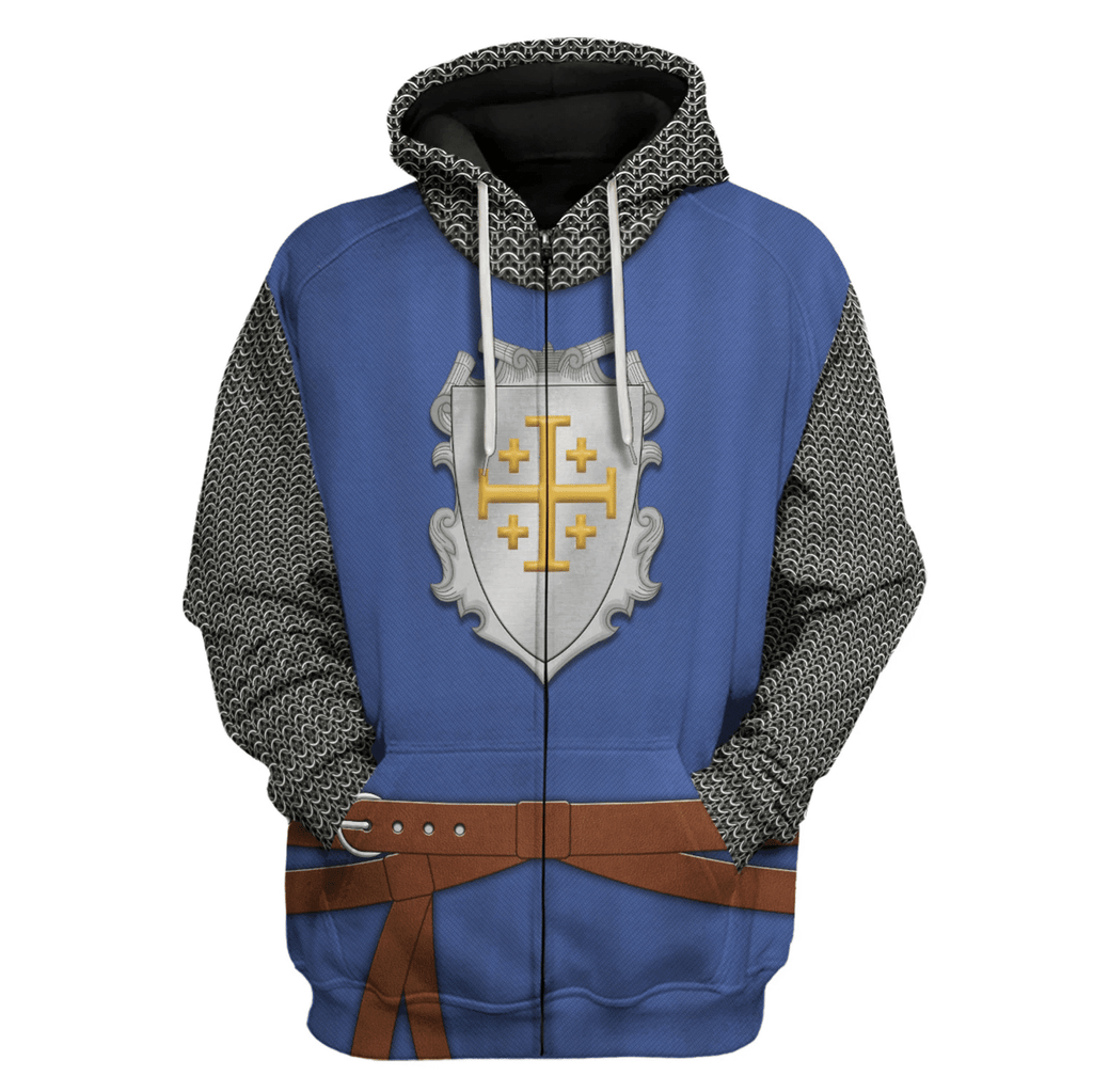 Gearhomie Knight of Edessa Costume Hoodie Sweatshirt T-Shirt Tracksuit - Gearhomie.com