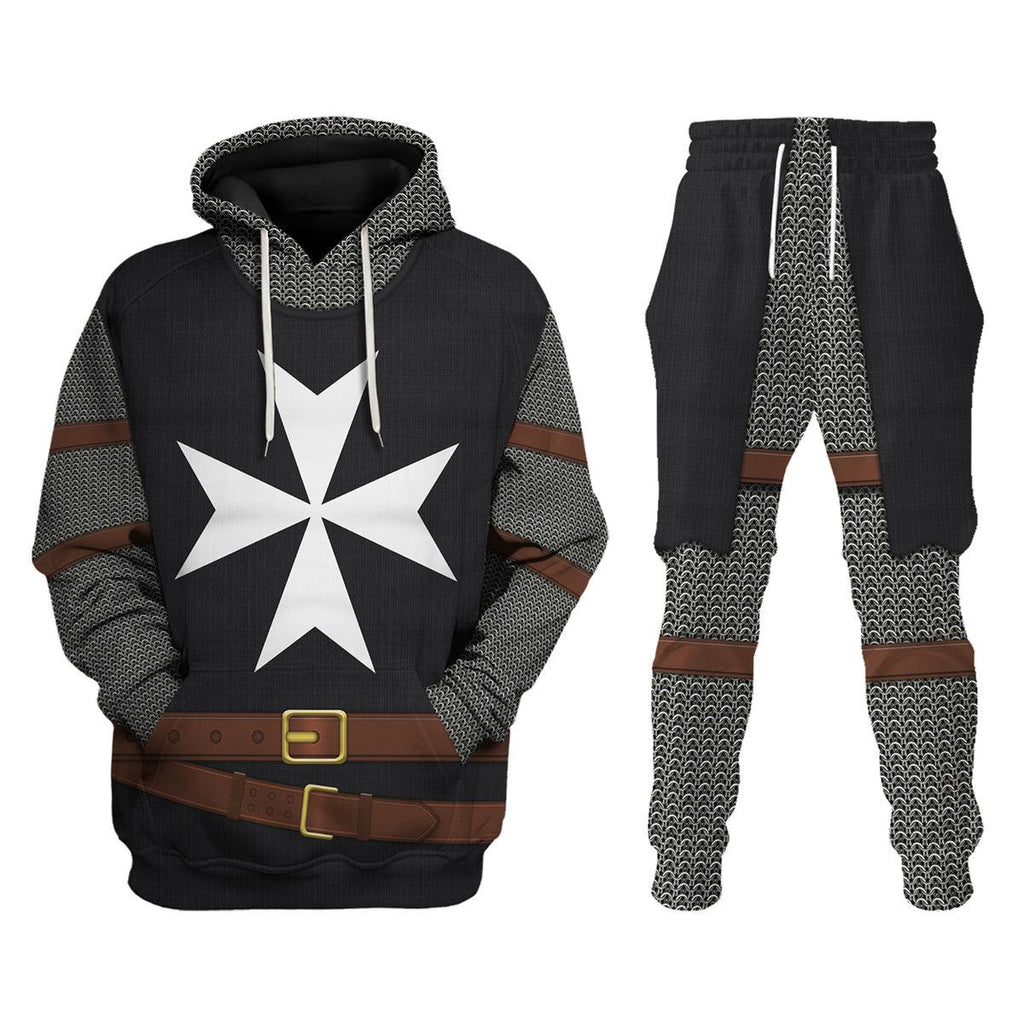 Gearhomie Knights Hospitaller Costume Hoodie Sweatshirt T-Shirt Tracksuit - Gearhomie.com