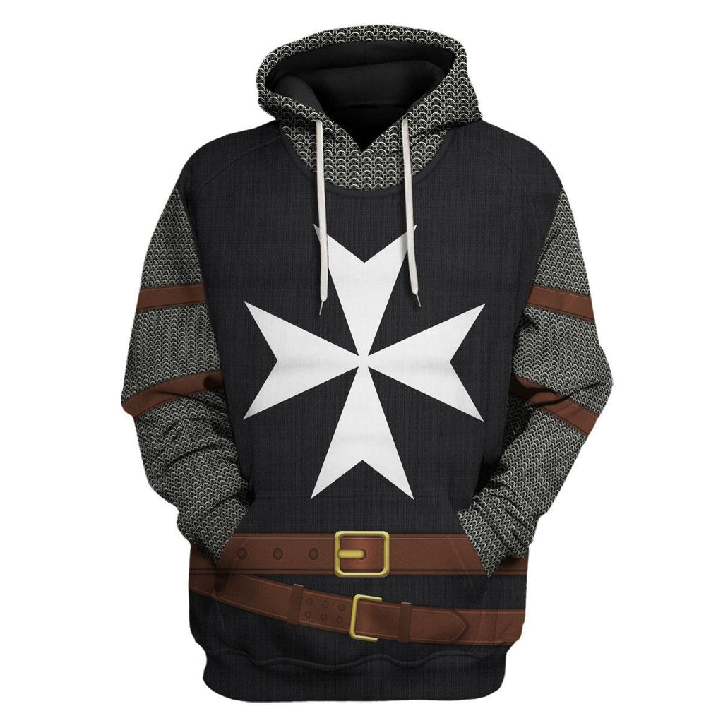 Gearhomie Knights Hospitaller Costume Hoodie Sweatshirt T-Shirt Tracksuit - Gearhomie.com