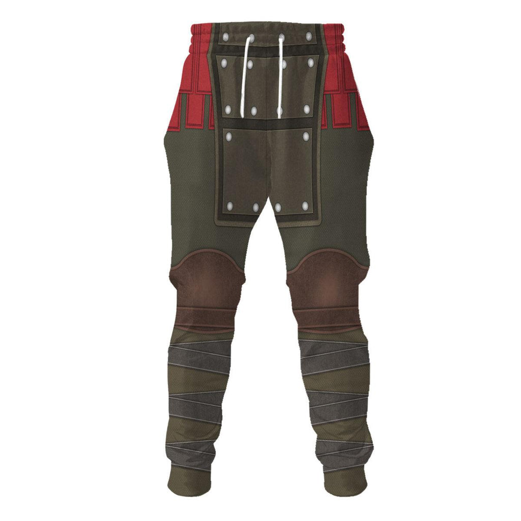 Gearhomie Kratos GOW Costume Hoodie Sweatshirt T-Shirt Sweatpants - Gearhomie.com