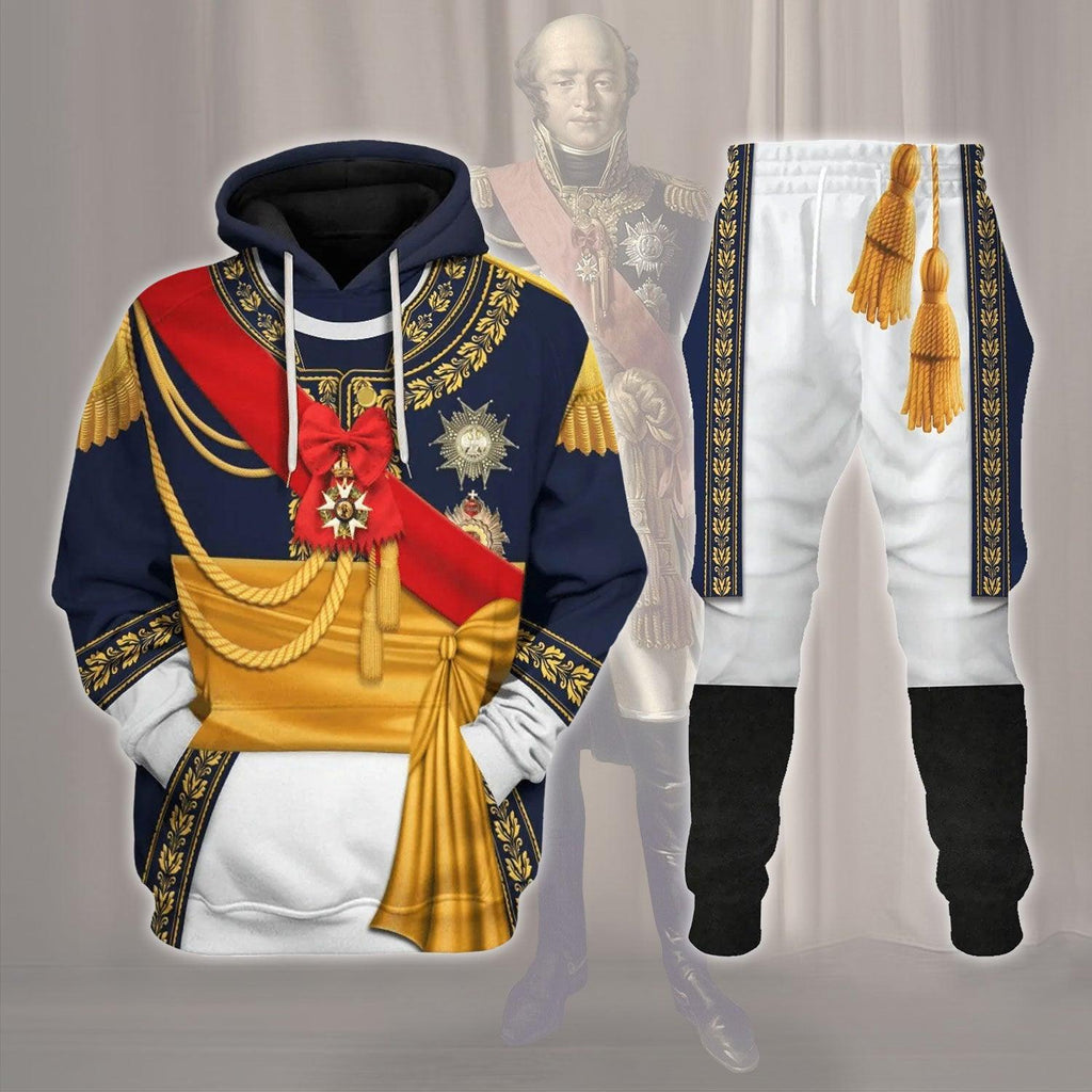 Gearhomie Louis Nicolas d'Avout, 1st Duke of Auerstaedt Costume Hoodie Sweatshirt T-Shirt Tracksuit - Gearhomie.com