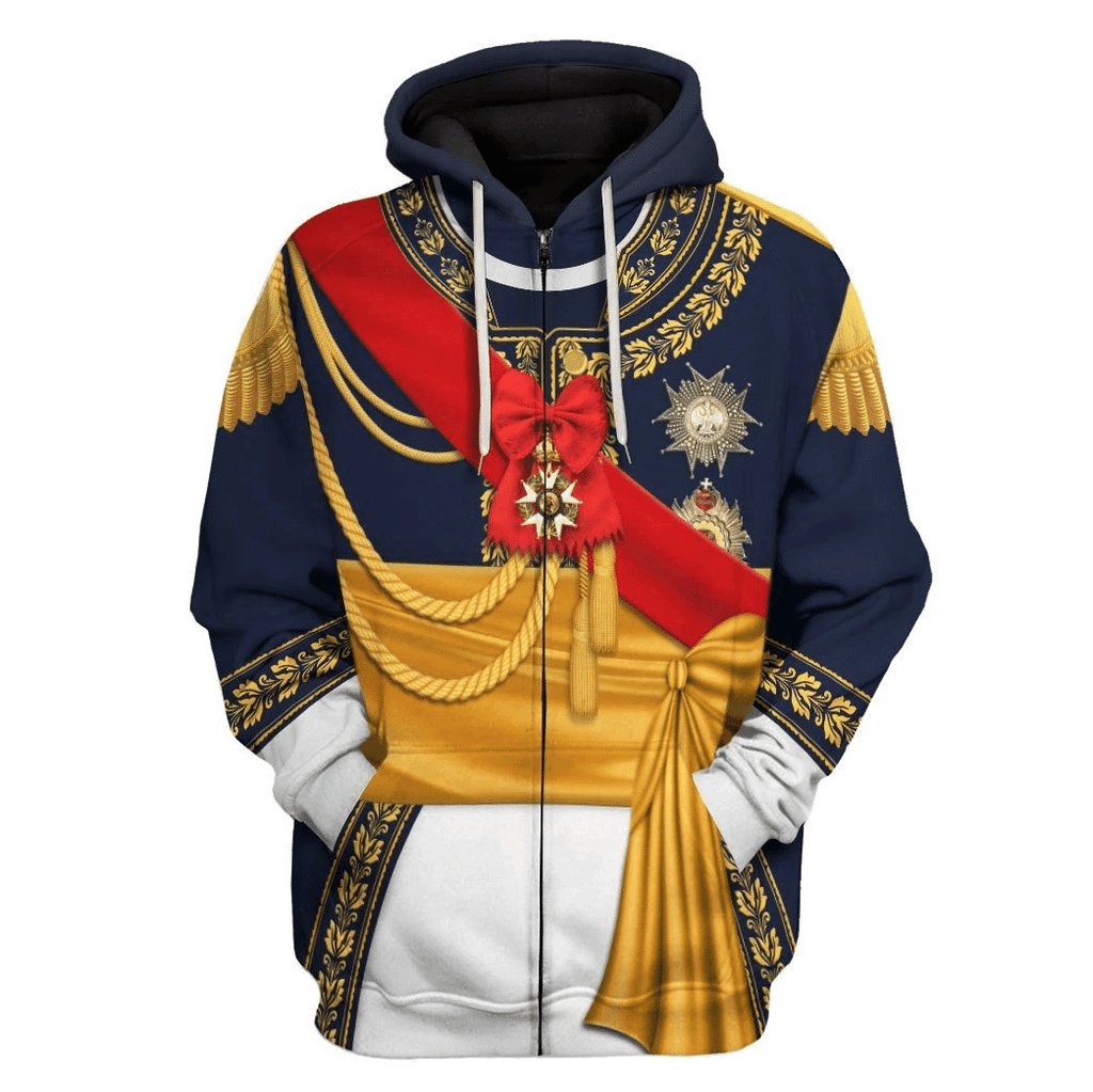 Gearhomie Louis Nicolas d'Avout, 1st Duke of Auerstaedt Costume Hoodie Sweatshirt T-Shirt Tracksuit - Gearhomie.com