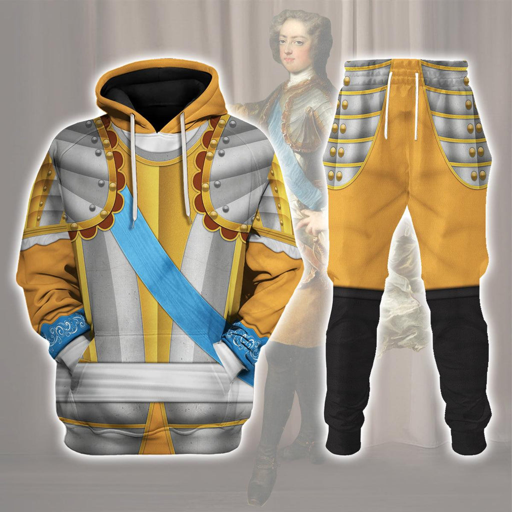 Gearhomie Louis XV of France and Navarre Costume All Over Print Hoodie Sweatshirt T-Shirt Tracksuit - Gearhomie.com