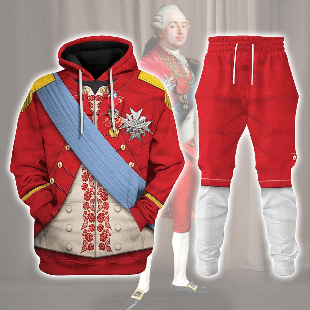 Gearhomie Louis XVI of France Uniform All Over Print Hoodie Sweatshirt T-Shirt Tracksuit - Gearhomie.com