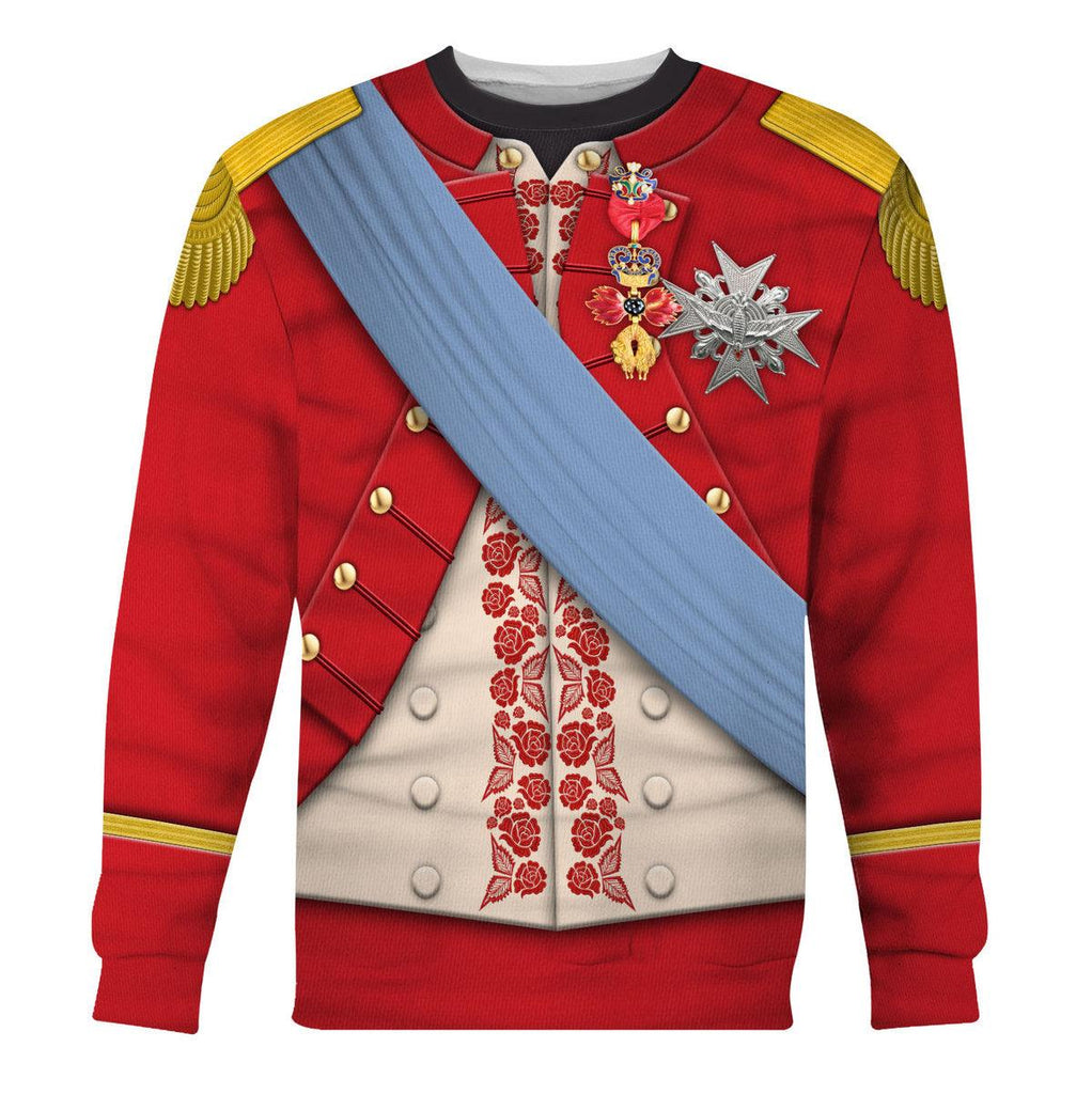 Gearhomie Louis XVI of France Uniform All Over Print Hoodie Sweatshirt T-Shirt Tracksuit - Gearhomie.com