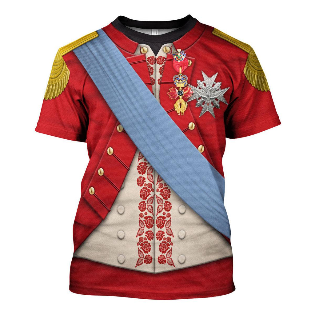 Gearhomie Louis XVI of France Uniform All Over Print Hoodie Sweatshirt T-Shirt Tracksuit - Gearhomie.com