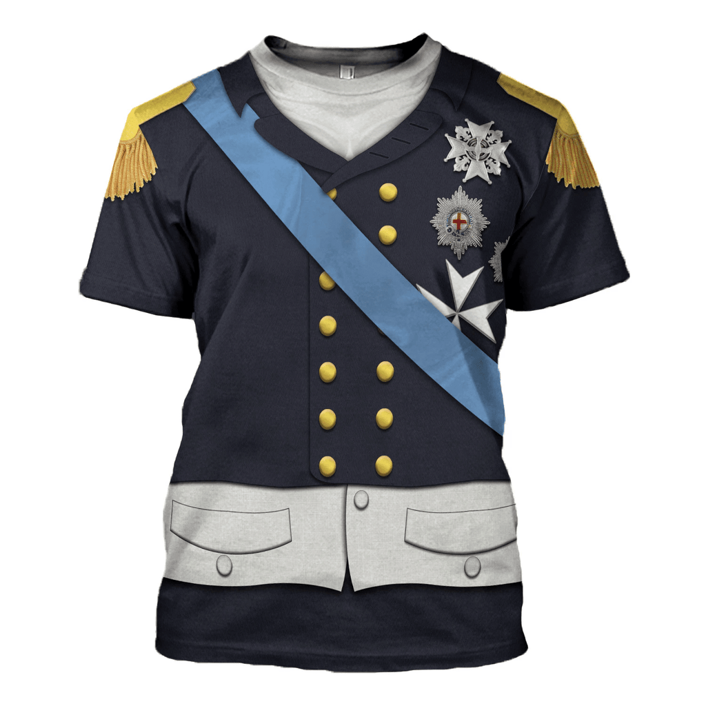 Gearhomie Louis XVIII Of France Costume Hoodie Sweatshirt T-Shirt Tracksuit - Gearhomie.com