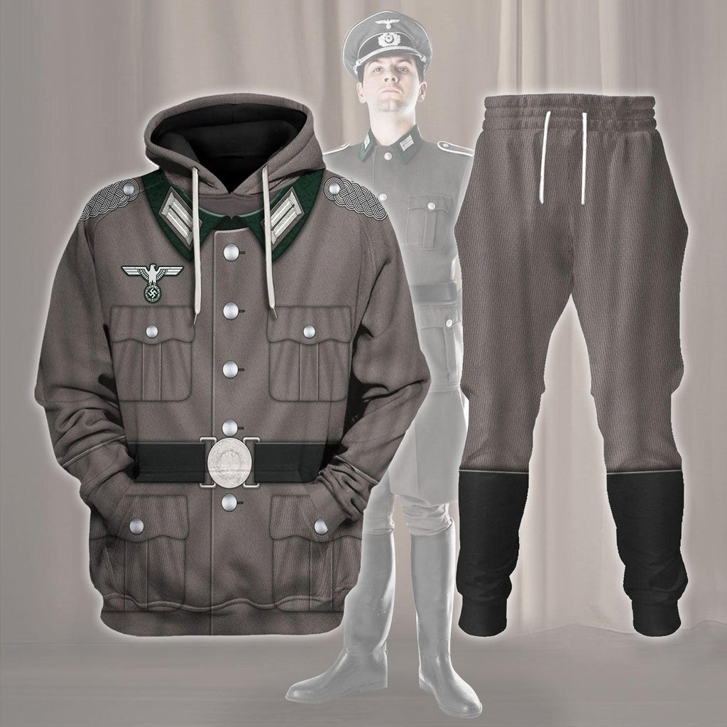 Gearhomie M40 Tunic German Army Heer World War II Costume Hoodie Sweatshirt T-Shirt Tracksuit - Gearhomie.com