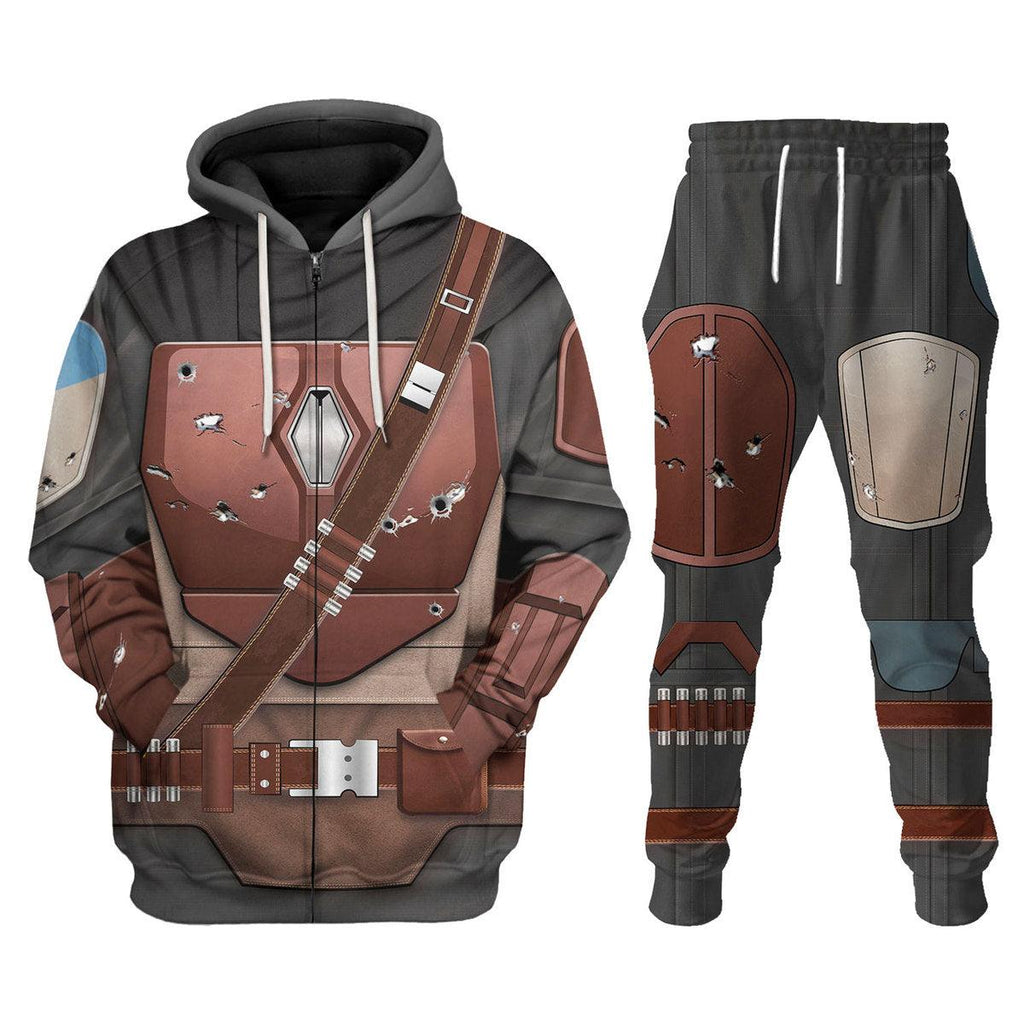 Gearhomie Mandalorian Costume Hoodie Sweatshirt T-Shirt Sweatpants - Gearhomie.com