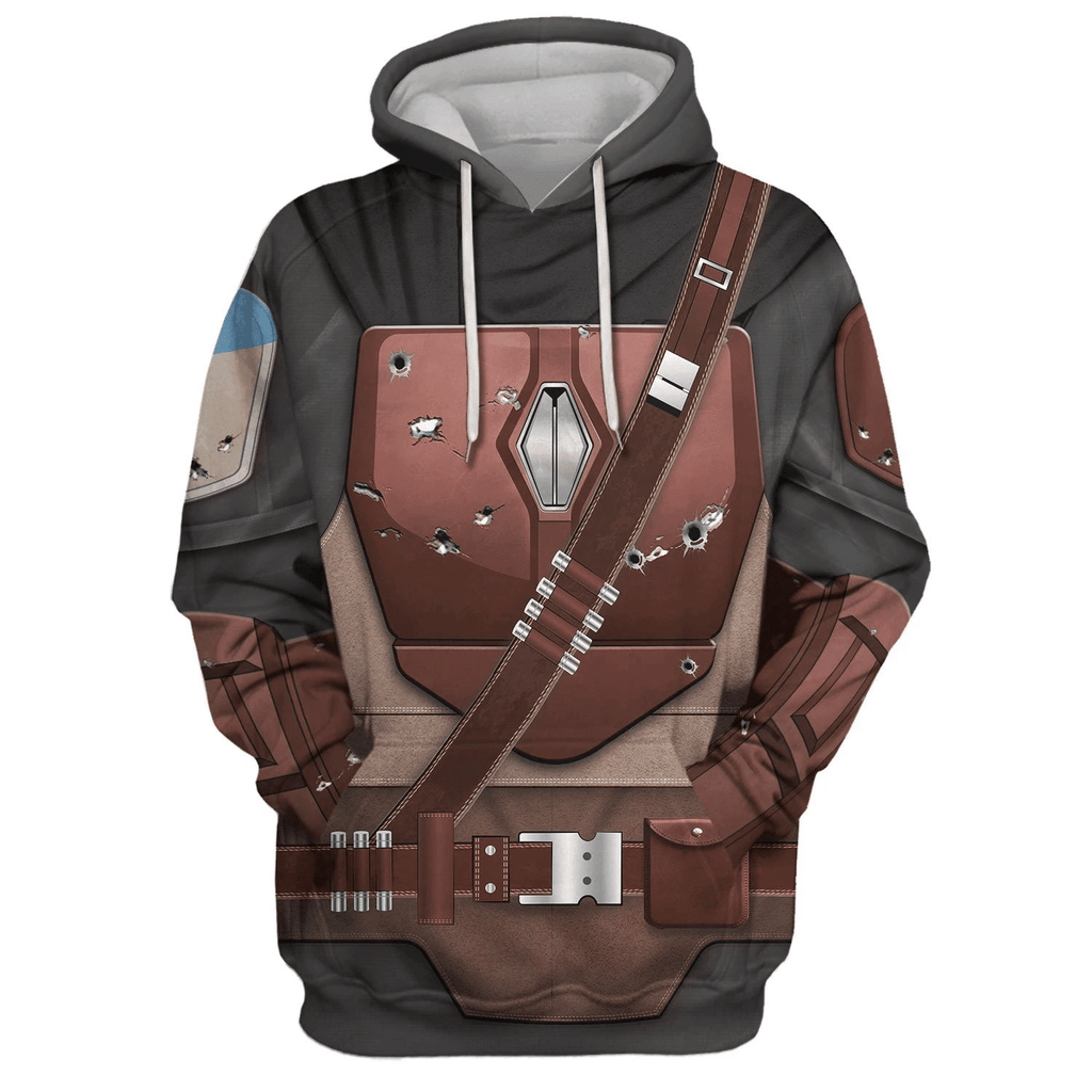 Gearhomie Mandalorian Costume Hoodie Sweatshirt T-Shirt Sweatpants - Gearhomie.com