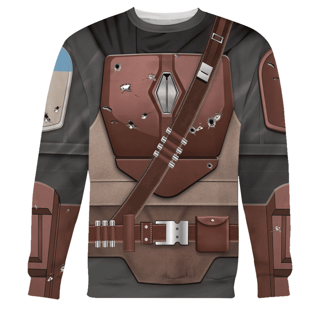 Gearhomie Mandalorian Costume Hoodie Sweatshirt T-Shirt Sweatpants - Gearhomie.com