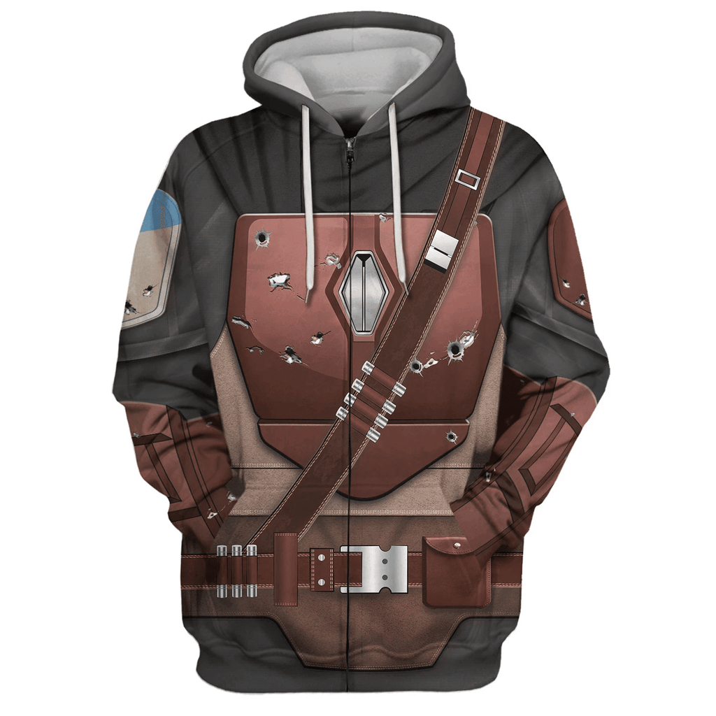 Gearhomie Mandalorian Costume Hoodie Sweatshirt T-Shirt Sweatpants - Gearhomie.com