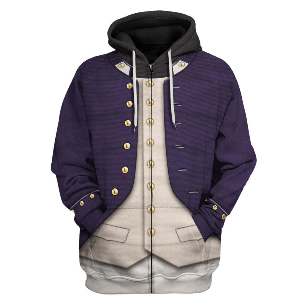 Gearhomie Midshipman-1806 Uniform All Over Print Hoodie Sweatshirt T-Shirt Tracksuit - DucG