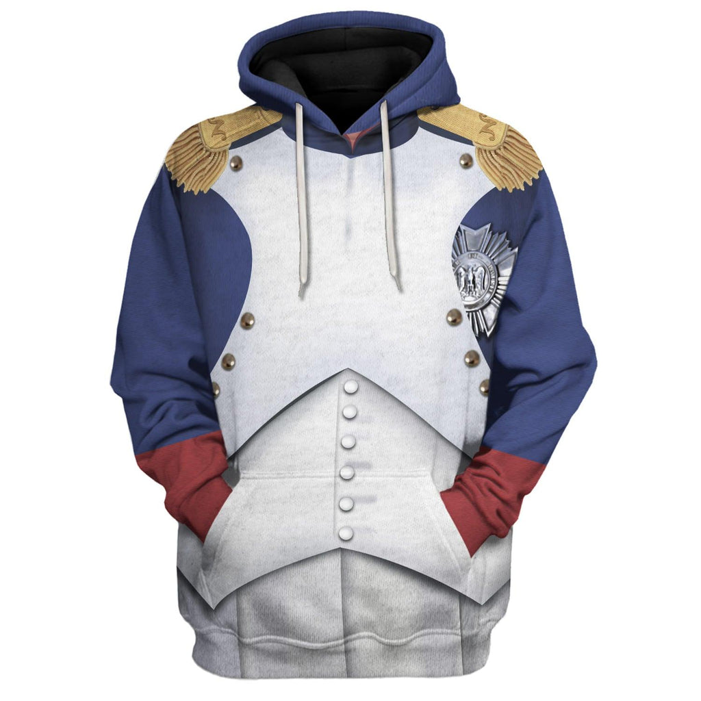 Gearhomie Napoleon Bonaparte I Costume Hoodie Sweatshirt T-Shirt Tracksuit - Gearhomie.com