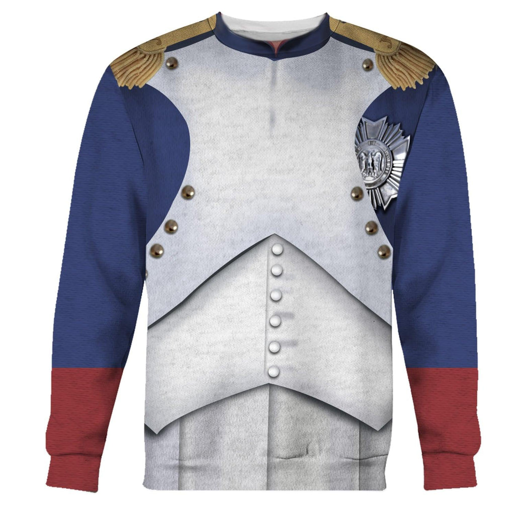 Gearhomie Napoleon Bonaparte I Costume Hoodie Sweatshirt T-Shirt Tracksuit - Gearhomie.com