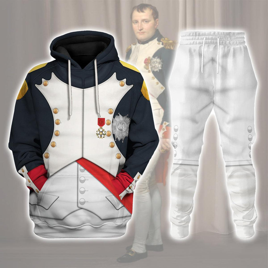 Gearhomie Napoleon I In His Grenadier Uniform All Over Print Hoodie Sweatshirt T-Shirt Tracksuit - Gearhomie.com