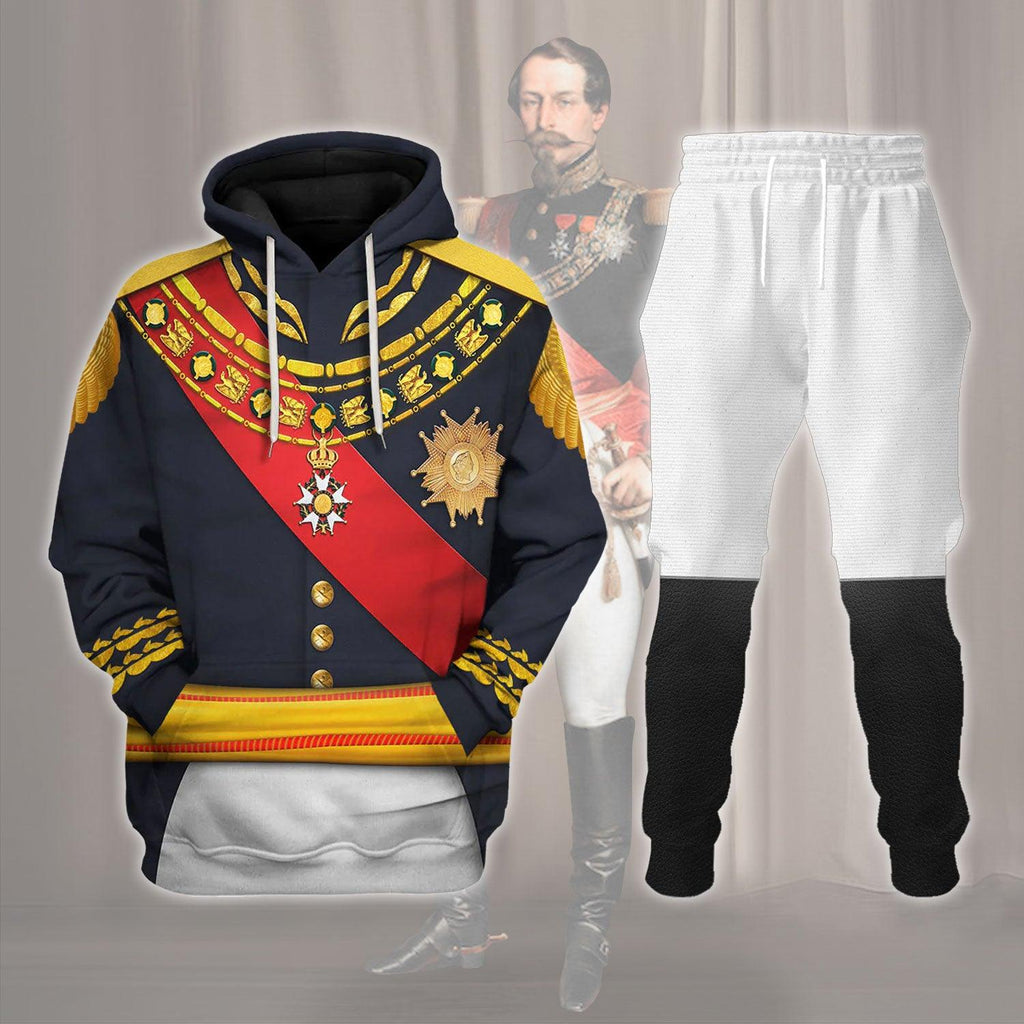 Gearhomie Napoleon III Costume Hoodie Sweatshirt T-Shirt Tracksuit - Gearhomie.com