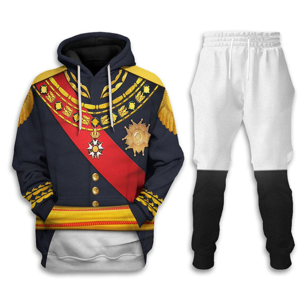 Gearhomie Napoleon III Costume Hoodie Sweatshirt T-Shirt Tracksuit - Gearhomie.com