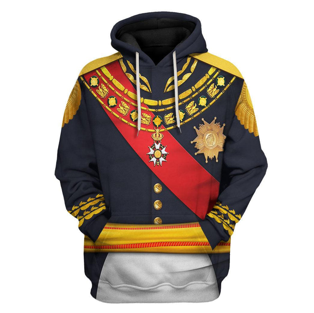 Gearhomie Napoleon III Costume Hoodie Sweatshirt T-Shirt Tracksuit - Gearhomie.com