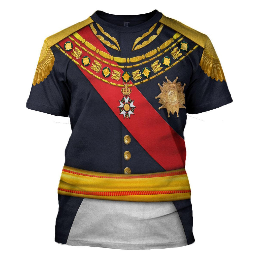 Gearhomie Napoleon III Costume Hoodie Sweatshirt T-Shirt Tracksuit - Gearhomie.com