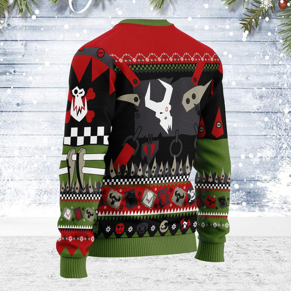 Gearhomie Orks Iconic Ugly Christmas Sweater - Gearhomie.com