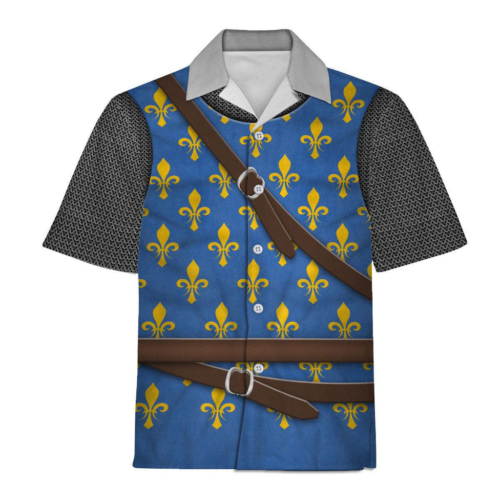 Gearhomie Philip II Augustus Knight Costume Hoodie Sweatshirt T-Shirt Tracksuit - Gearhomie.com